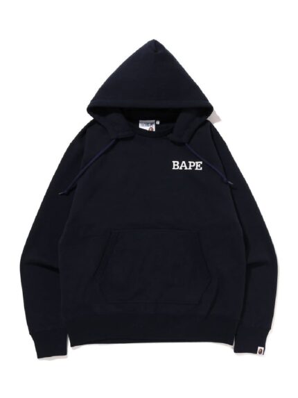 BAPE A Bathing Ape Relaxed Fit Pullover Hoodie (FW22) - Navy