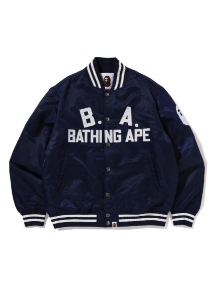 BAPE B.A Nylon Varsity Jacket