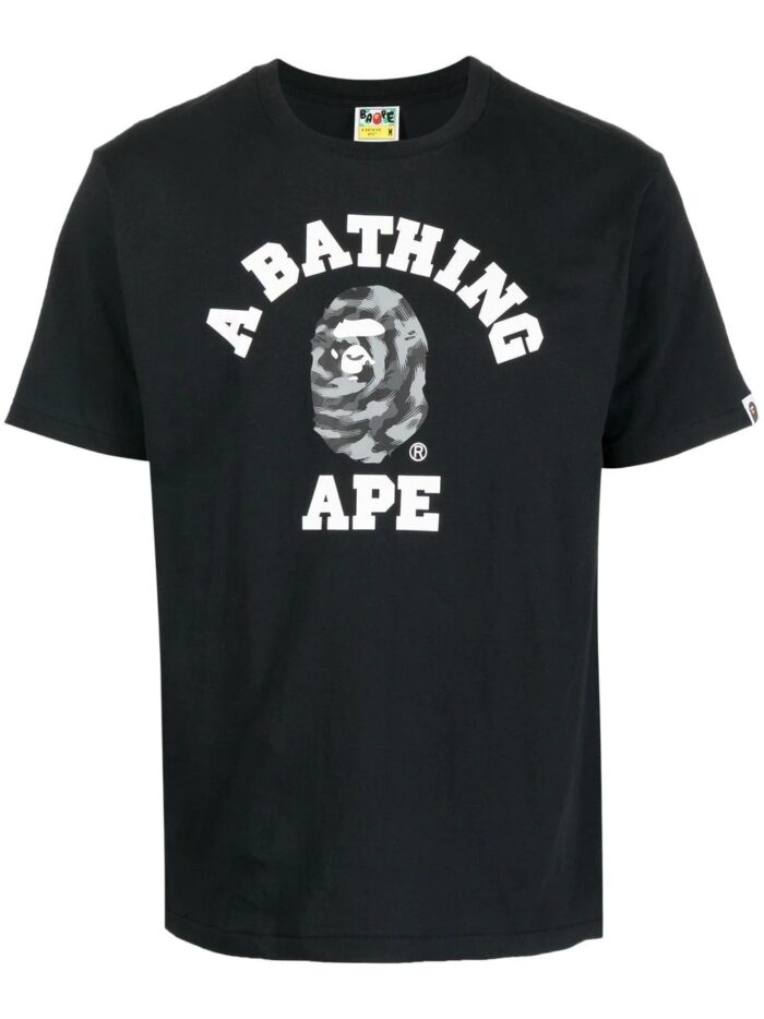 BAPE Camo College print T-shirt - Black