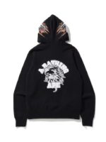 BAPE Eagle Full Zip Hoodie, featuring an iconic eagle motif, making a statement in streetwear fashion.
