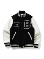 BAPE Varsity Jacket - Black