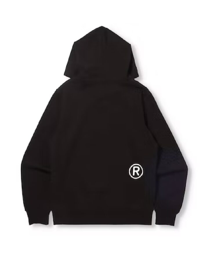 BAPE x OVO Pullover Hoodie in Black, iconic style and OVO's unique touch, making a bold statement in streetwear fashion.